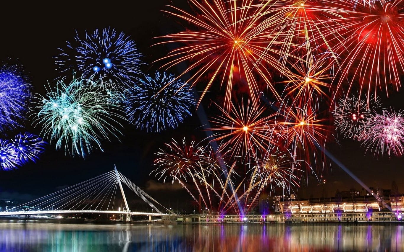 international fireworks competition in Danang