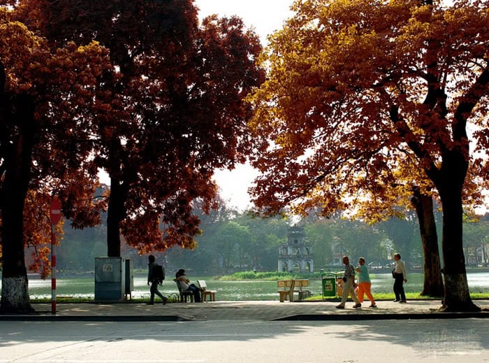 autumn in hanoi vietnam