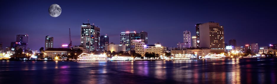 Saigon at night